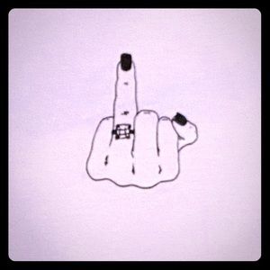 Give them the Finger T-Shirt (women’s)